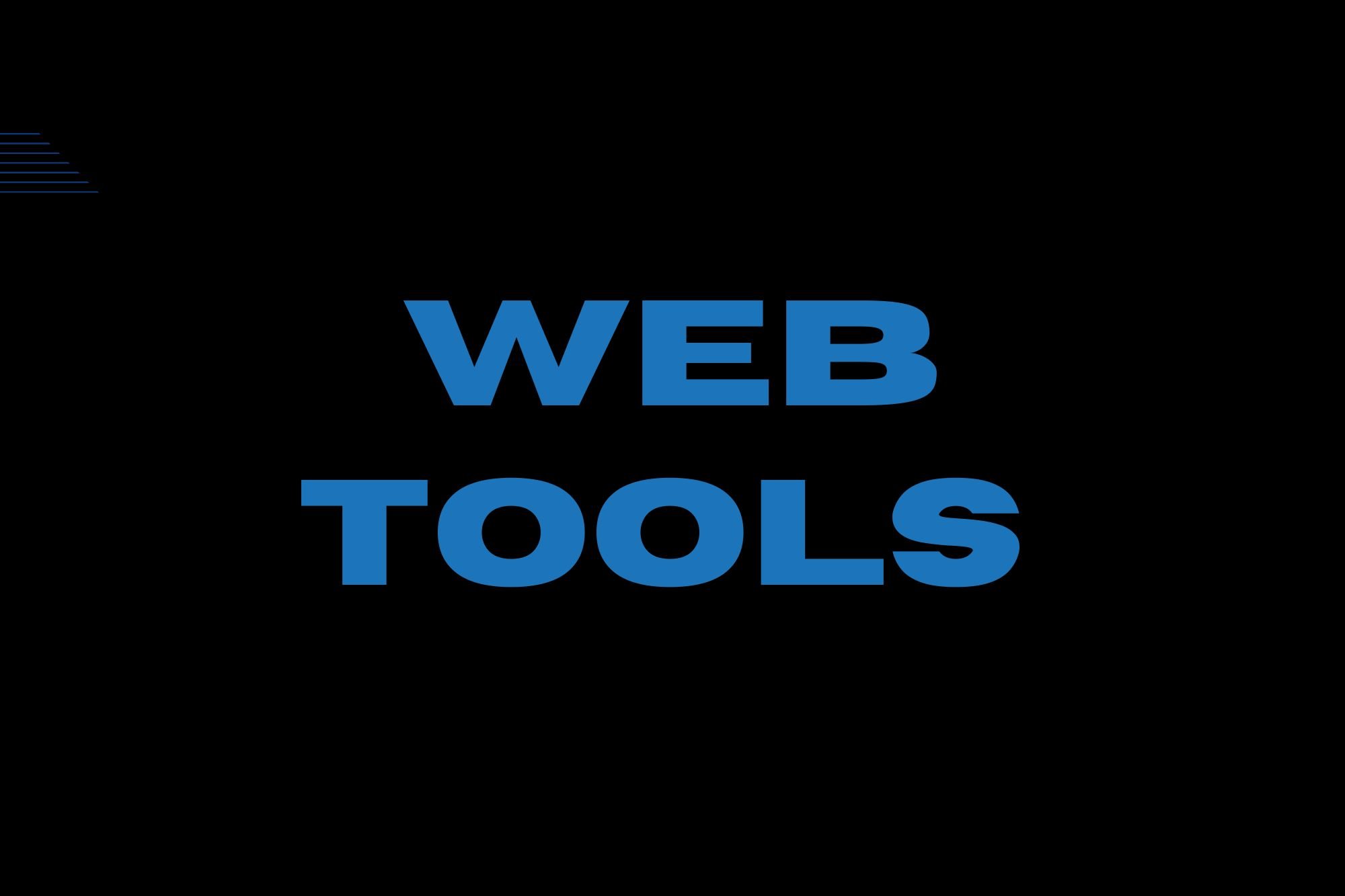 web tools-1